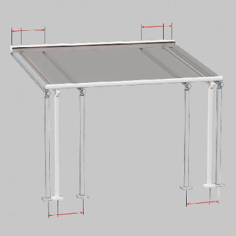 Markýzová pergola Capri -