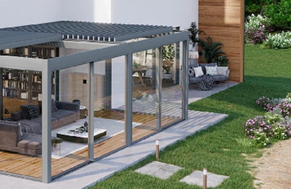 Stahovací bioklimatická pergola: Komfort v každém počasí