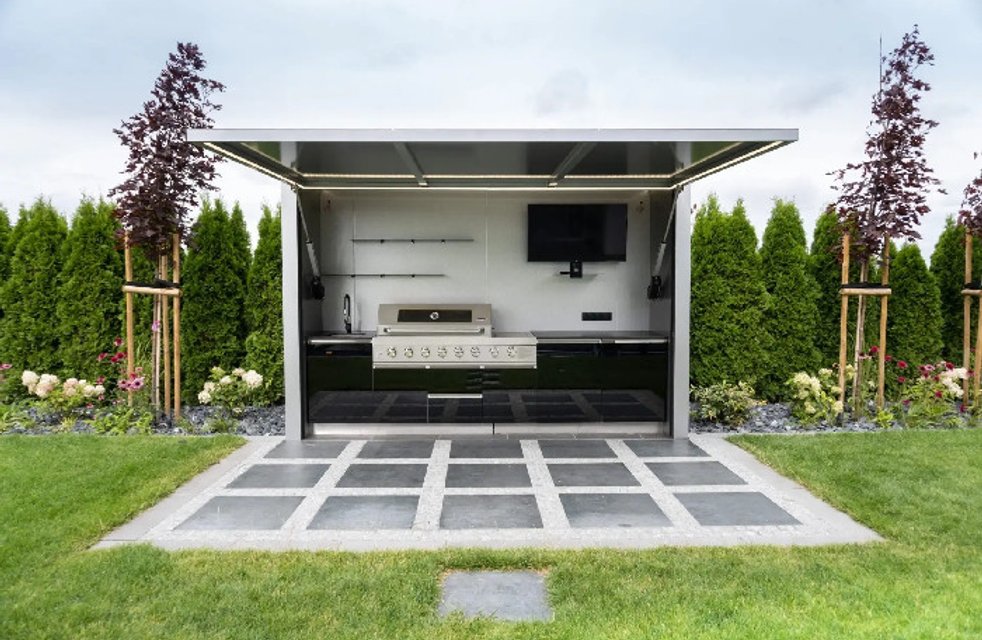 Netradiční dárek k Vánocům pro celou rodinu - Venkovní kuchyně QGesto