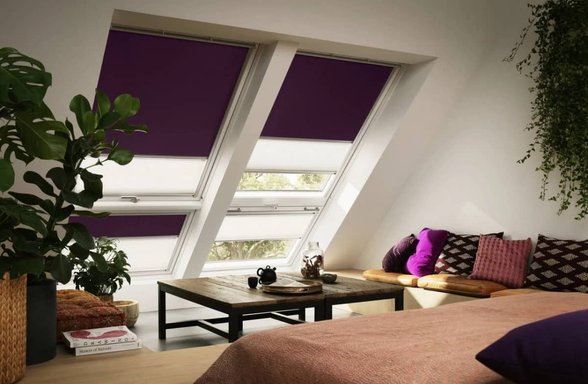 Rolety na střešních oknech