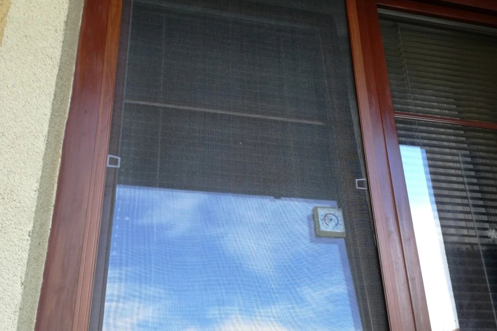 Síť proti hmyzu v okně