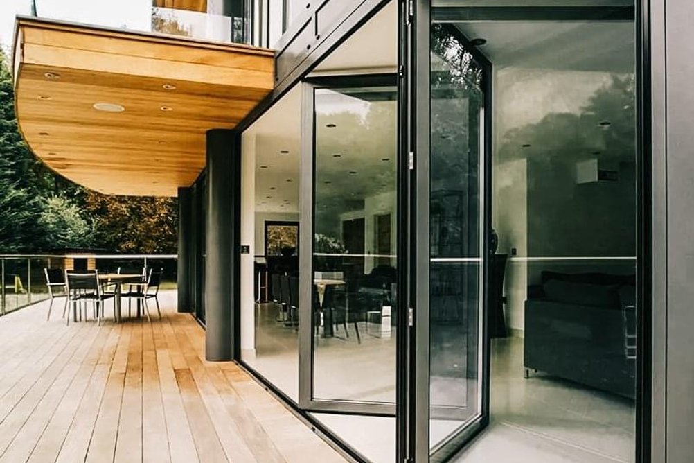 Terasa se skládacím systémem