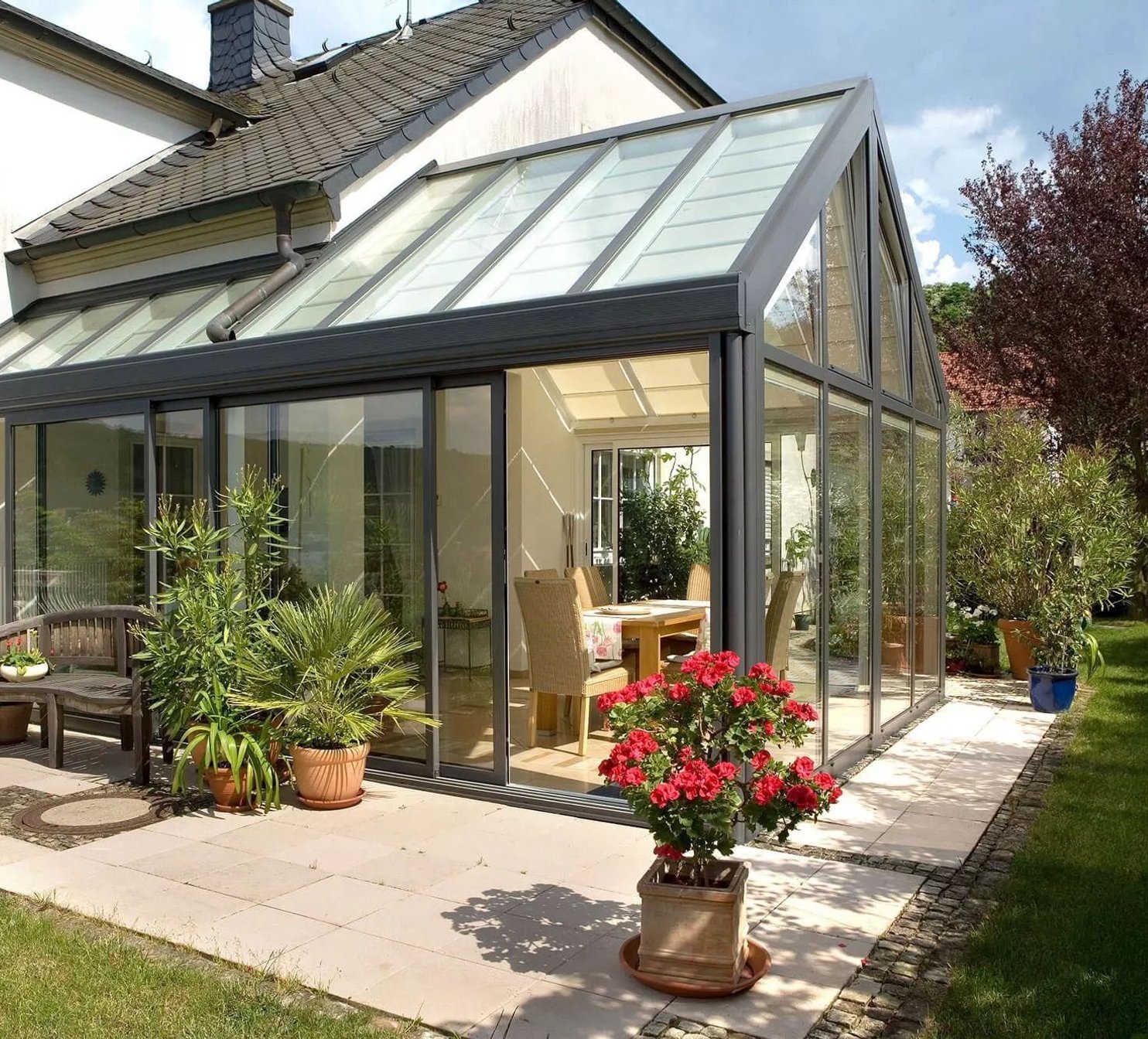 Zimní zahrada s posezením