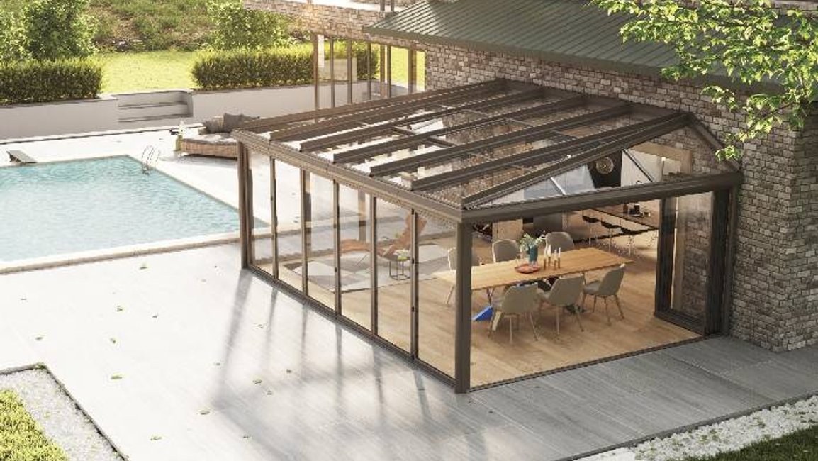 Italský design & chytré stínění Bioklimatické pergoly Sunroom exkluzivně v ČR díky HezkýStín.cz