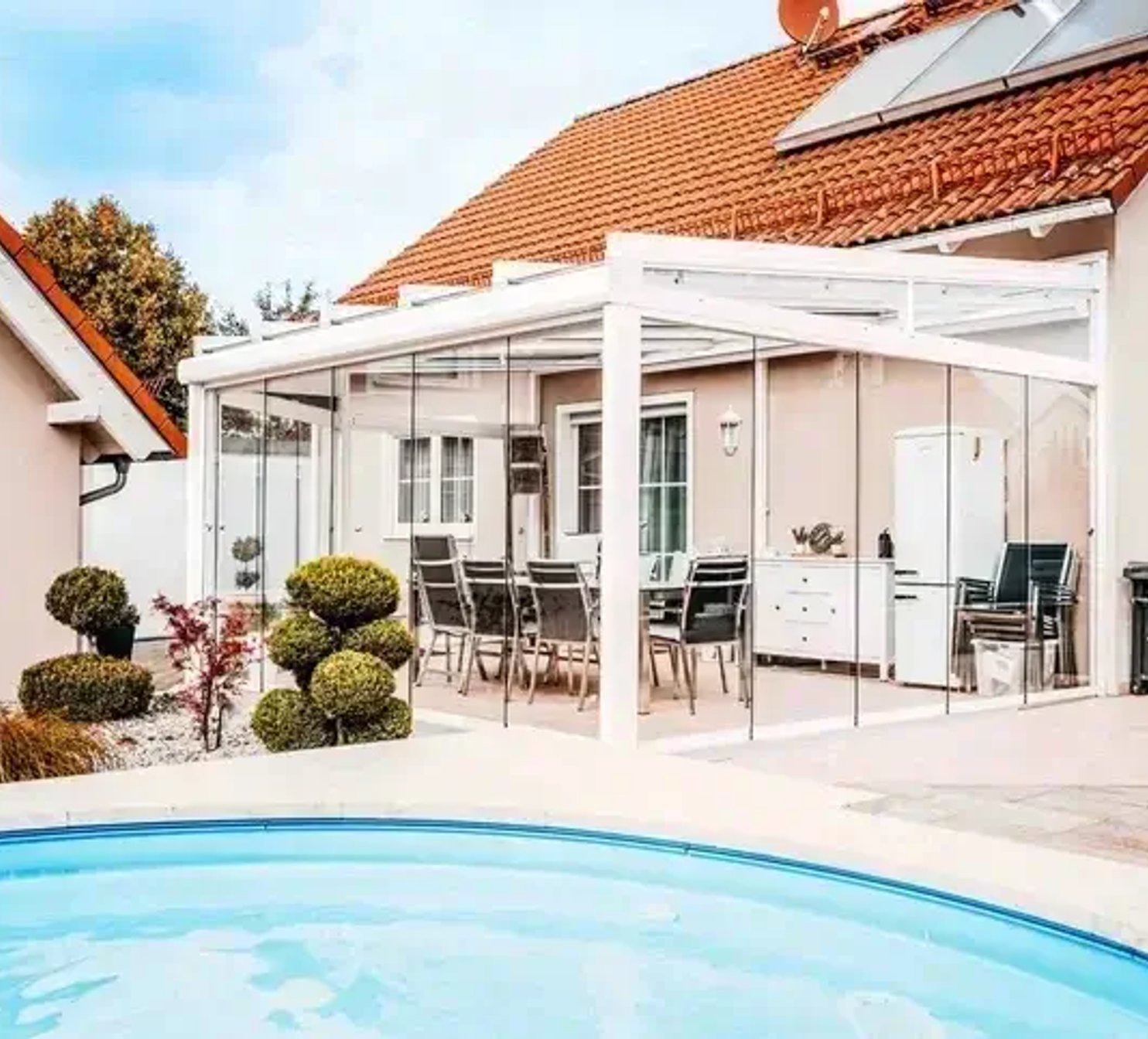 Zimní zahrada s posezením