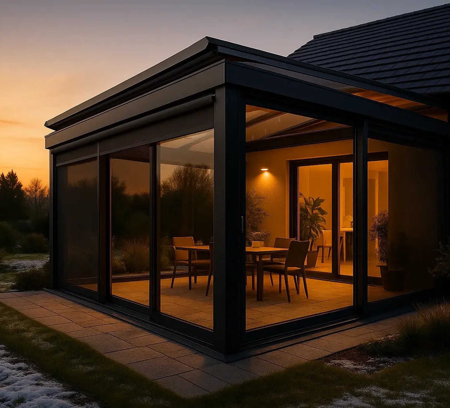 Zimní zahrada s posezením